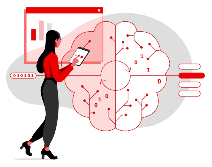 Illustration of a figure using AI/ML interfaces