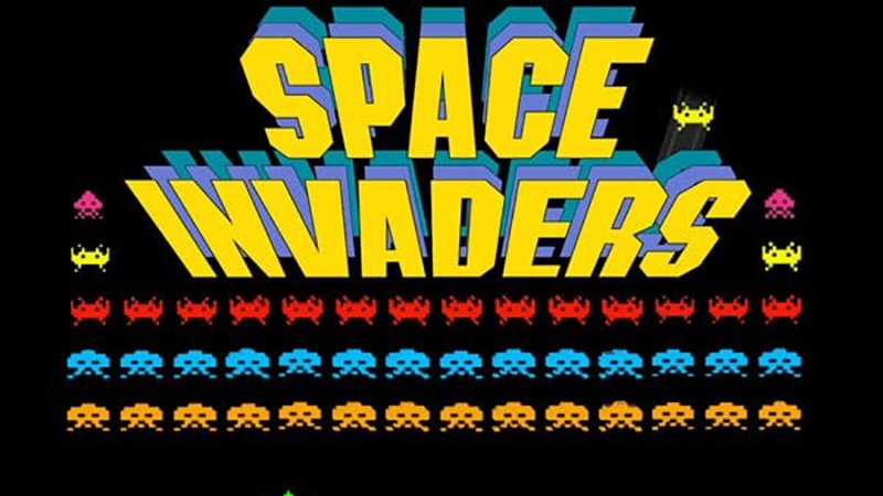 Space Invaders splash screen