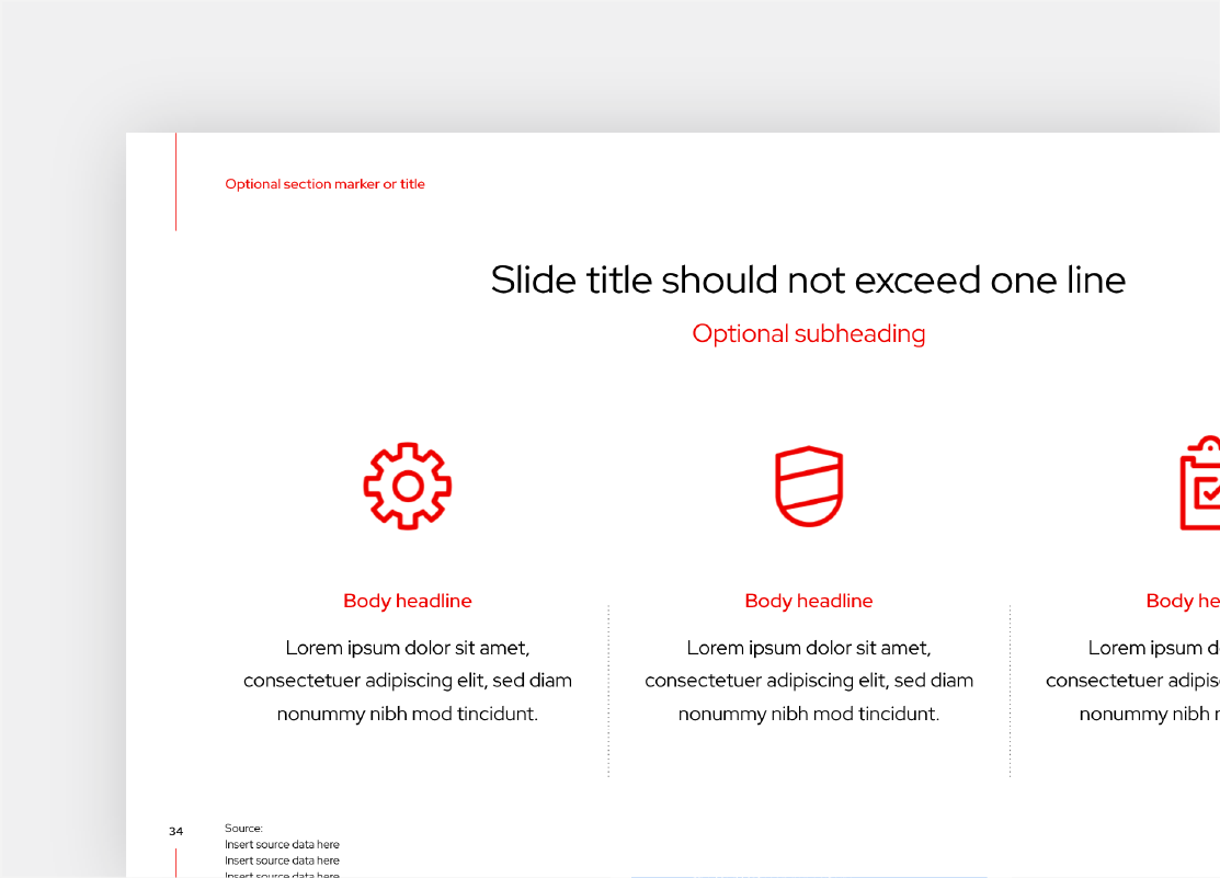 Screenshot of a presentation slide with three red icons