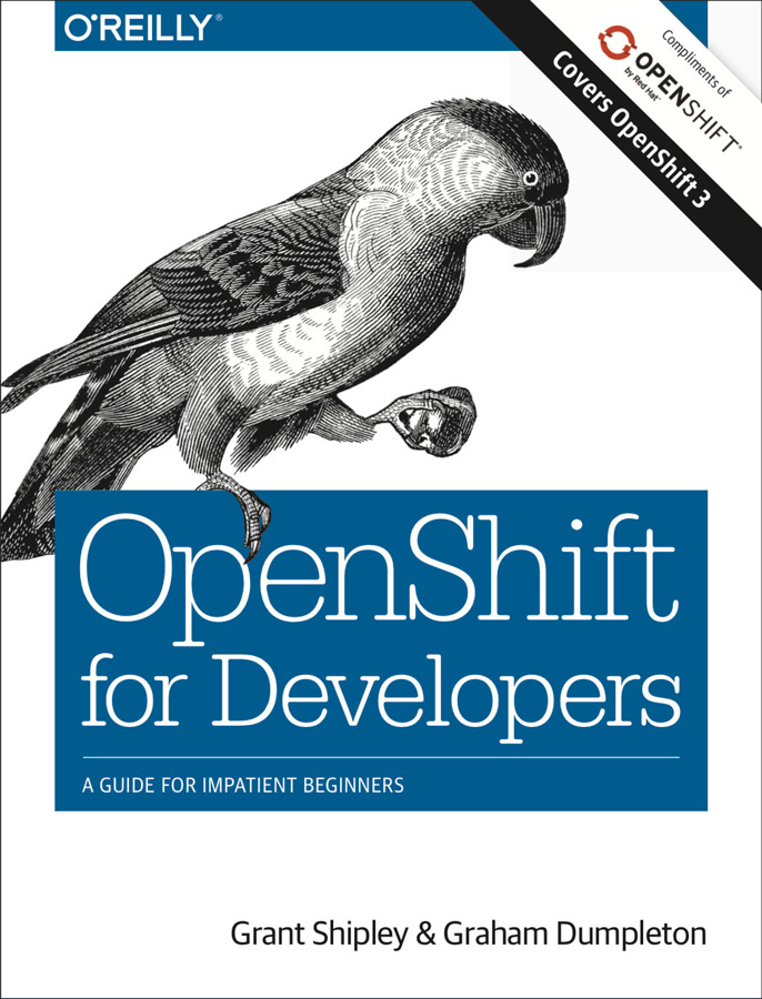 E-book cover of OpenShift for Developers 