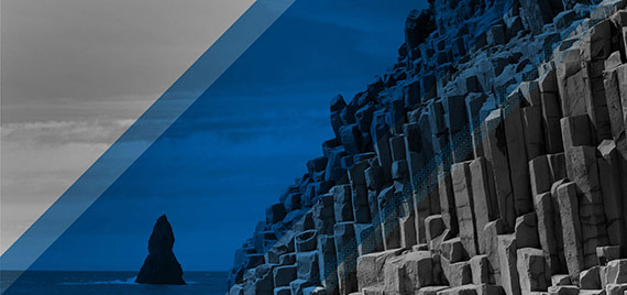 Red Hat Enterprise Linux picture of rocky shoreline