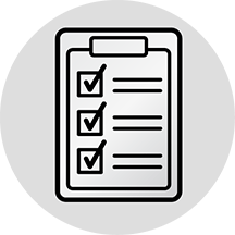 icon of a clipboard
