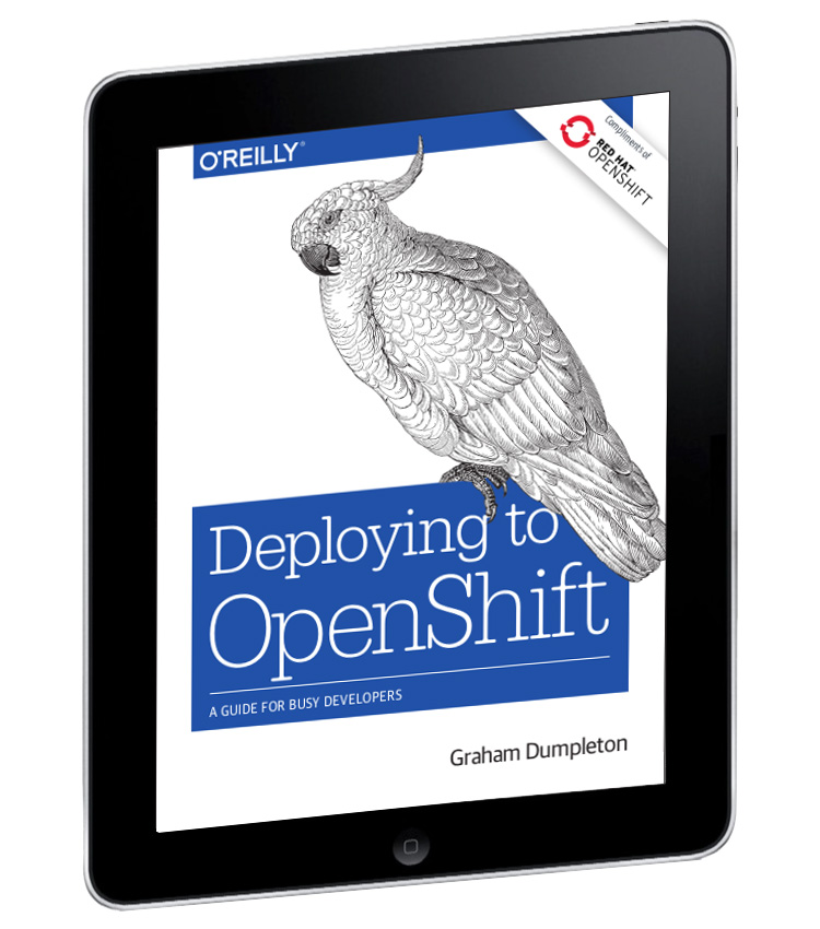 Deploying to openshift e-book cover inside a tablet screen