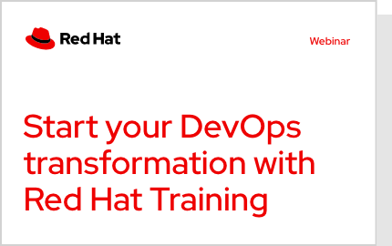 Capa do webinar de transformação de DevOps