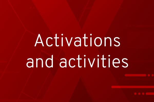 Activations and activities
