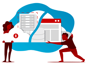 Illustration of Red Hat's approach to hybrid cloud Illustration of Red Hat's approach to hybrid cloud