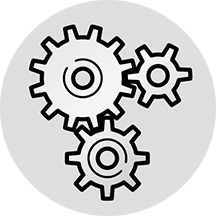 icon of interconnected gears