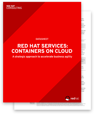 Red Hat Services: Containers on cloud