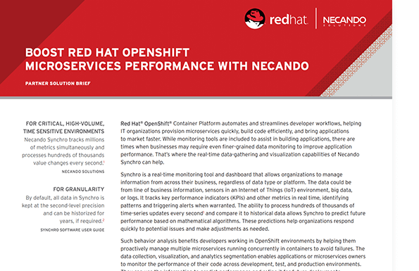 Screenshot of solution brief