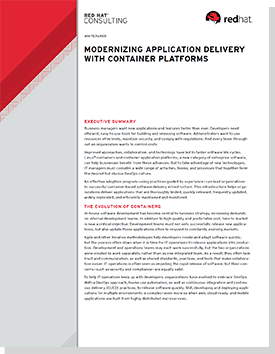 Modernizing Application Delivery with Container Platforms - Whitepaper PDF Download