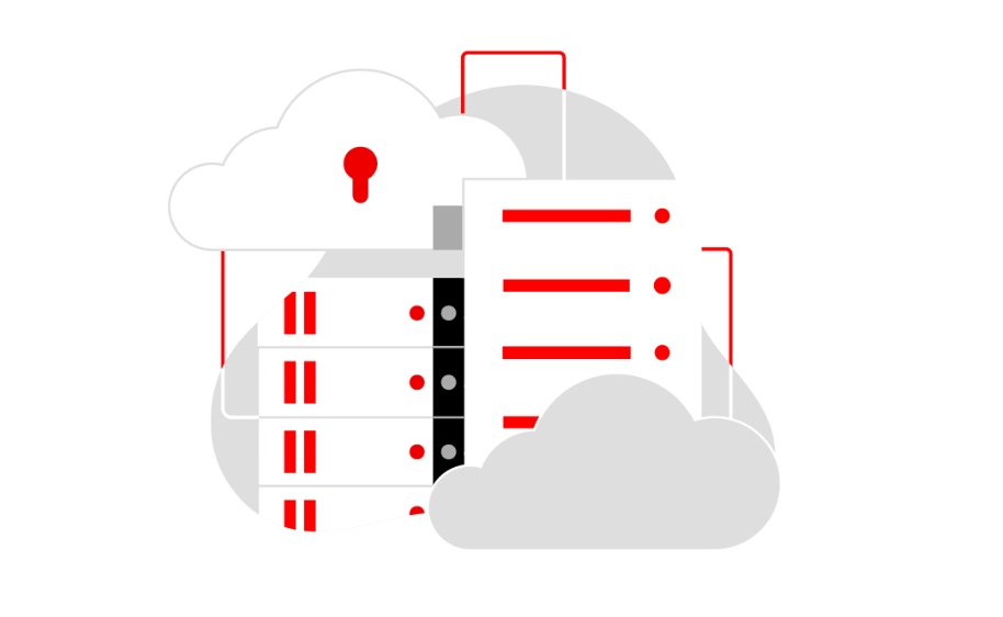 Ilustración de los servicios de nube