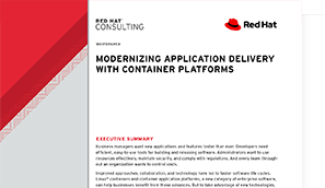 modernizing app delivery with container platforms