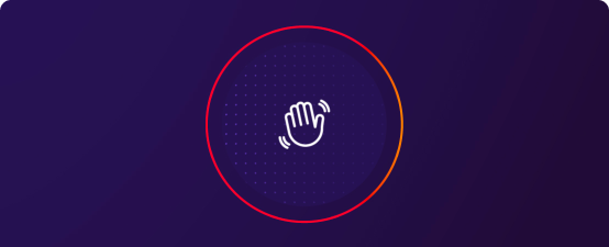 hand waving icon