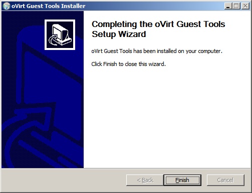 installation finished