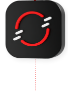 3D OpenShift product logo icon w/cascading line of red dots