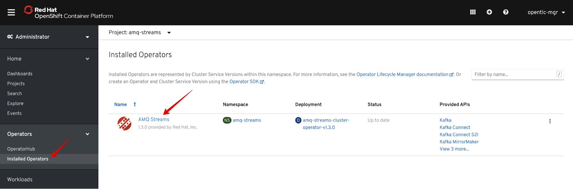 Figure 8: If you want to install the operator across the cluster select “All Namespaces” option