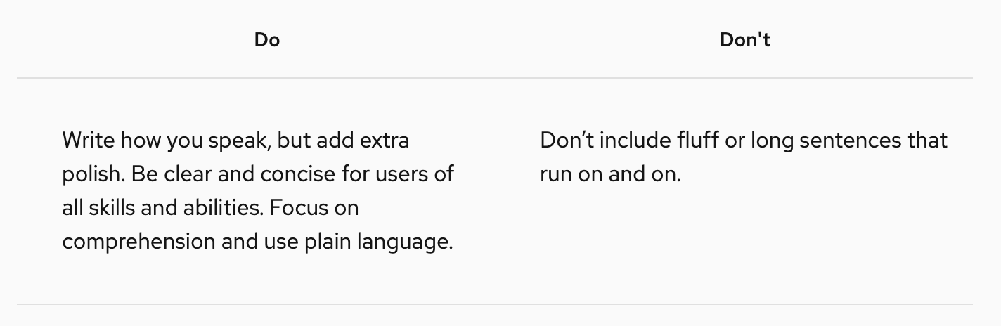 Friendly: Our #1 focus is the user. We make them feel welcome and create a sense of belonging and understanding.  