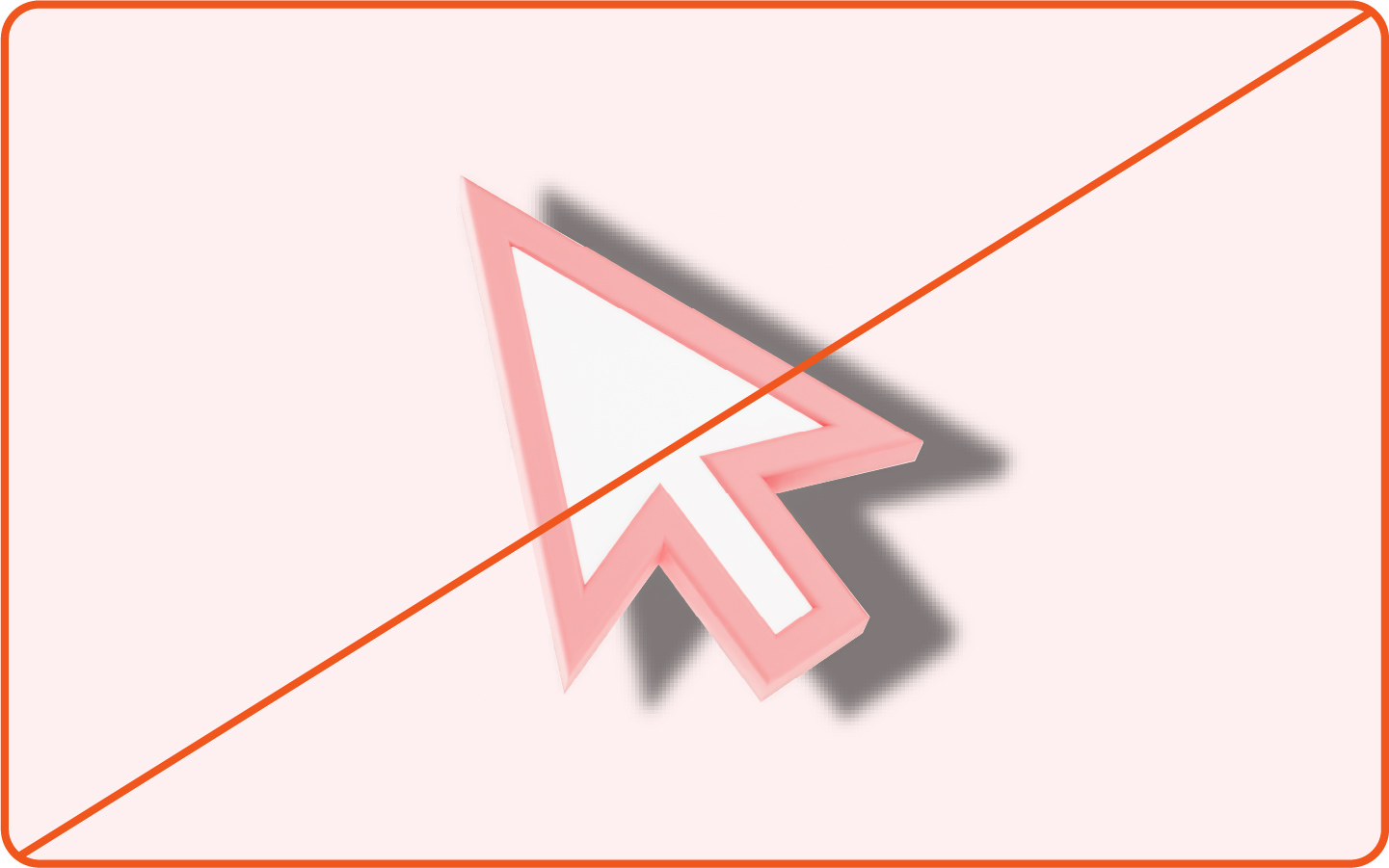 Image showing misuse: A 3D object with a very sharp and dark drop shadow.