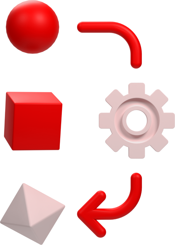 3D icon representing automation