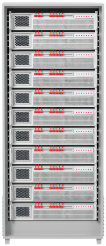 grey server rack