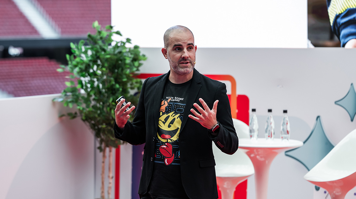 Alejandro Cárdenas en Red Hat Summit Connect Madrid