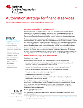 Automation Strategy for Financial Services