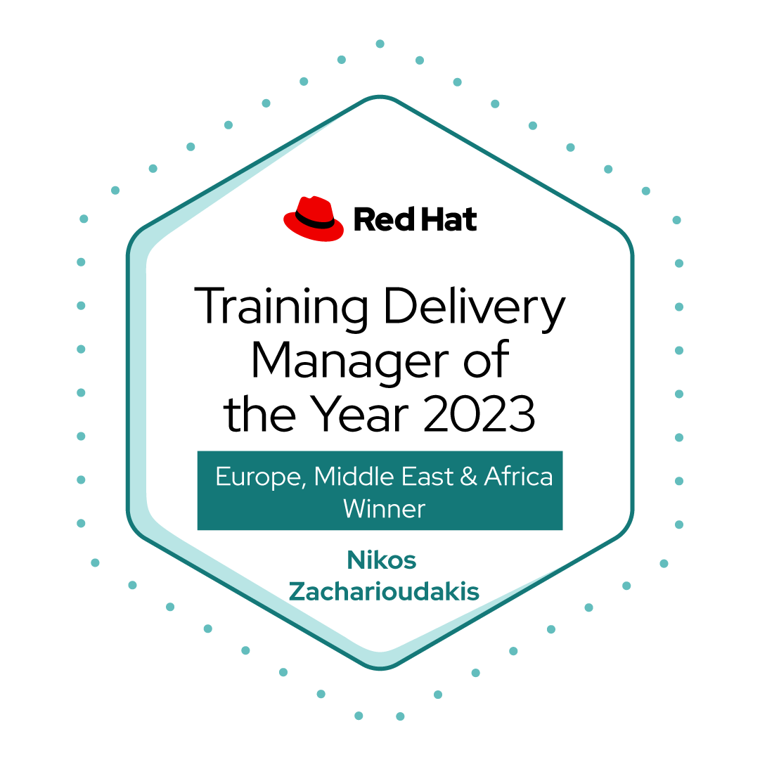 Training Delivery Manager of the Year 2023 badge