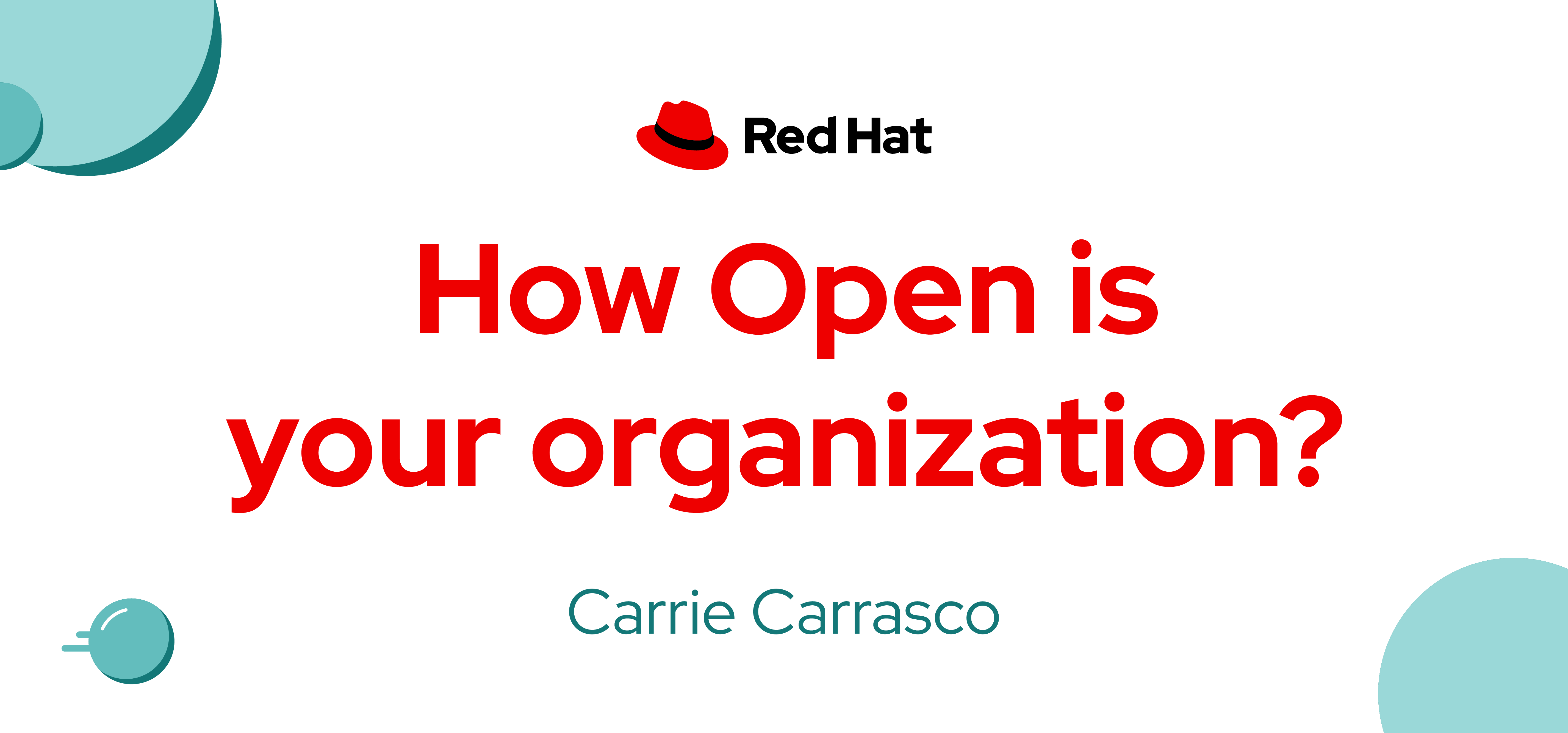 How Open is youe organization