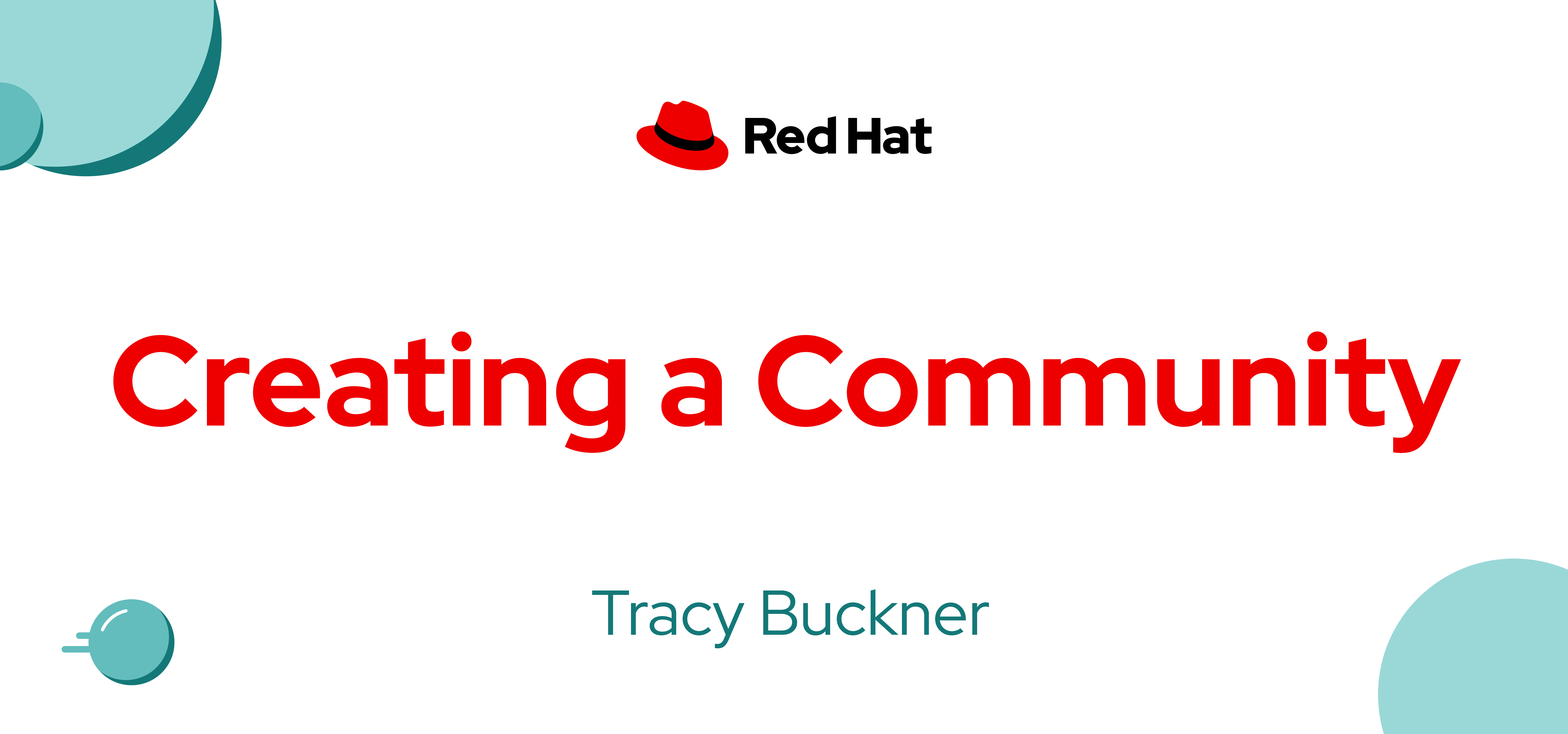 Creating a Community