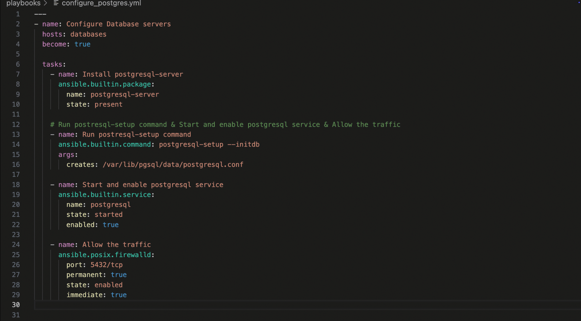 A view of the automation coding assistant in action. 