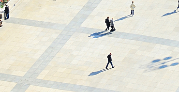 People walking