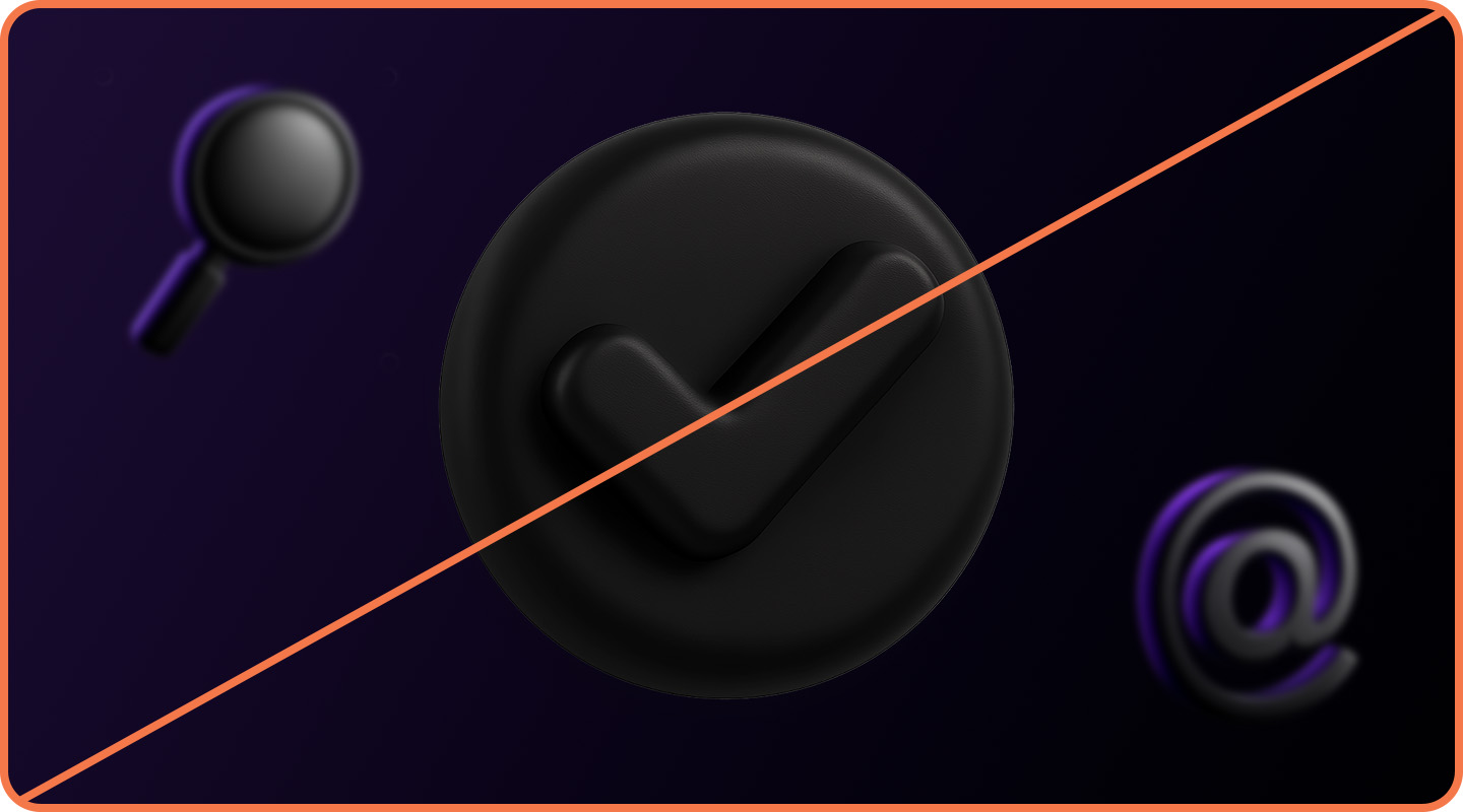 Example of misuse: A monochrome object large and in focus with objects with a purple glow blurred and pushed to the background.