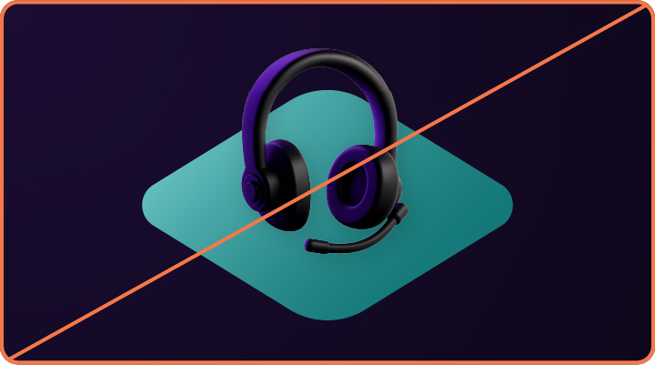 A developer 3D object sitting on a vibrant teal base shape.