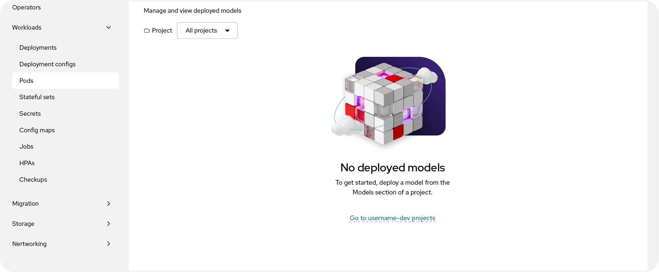 A screenshot of a web interface empty state with a hybrid style collage.