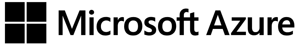 Microsoft Azure black logo