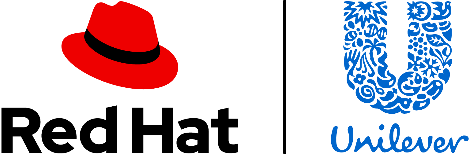 Red Hat Unilever co-brand logo