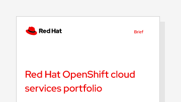 Red Hat OpenShift cloud services image