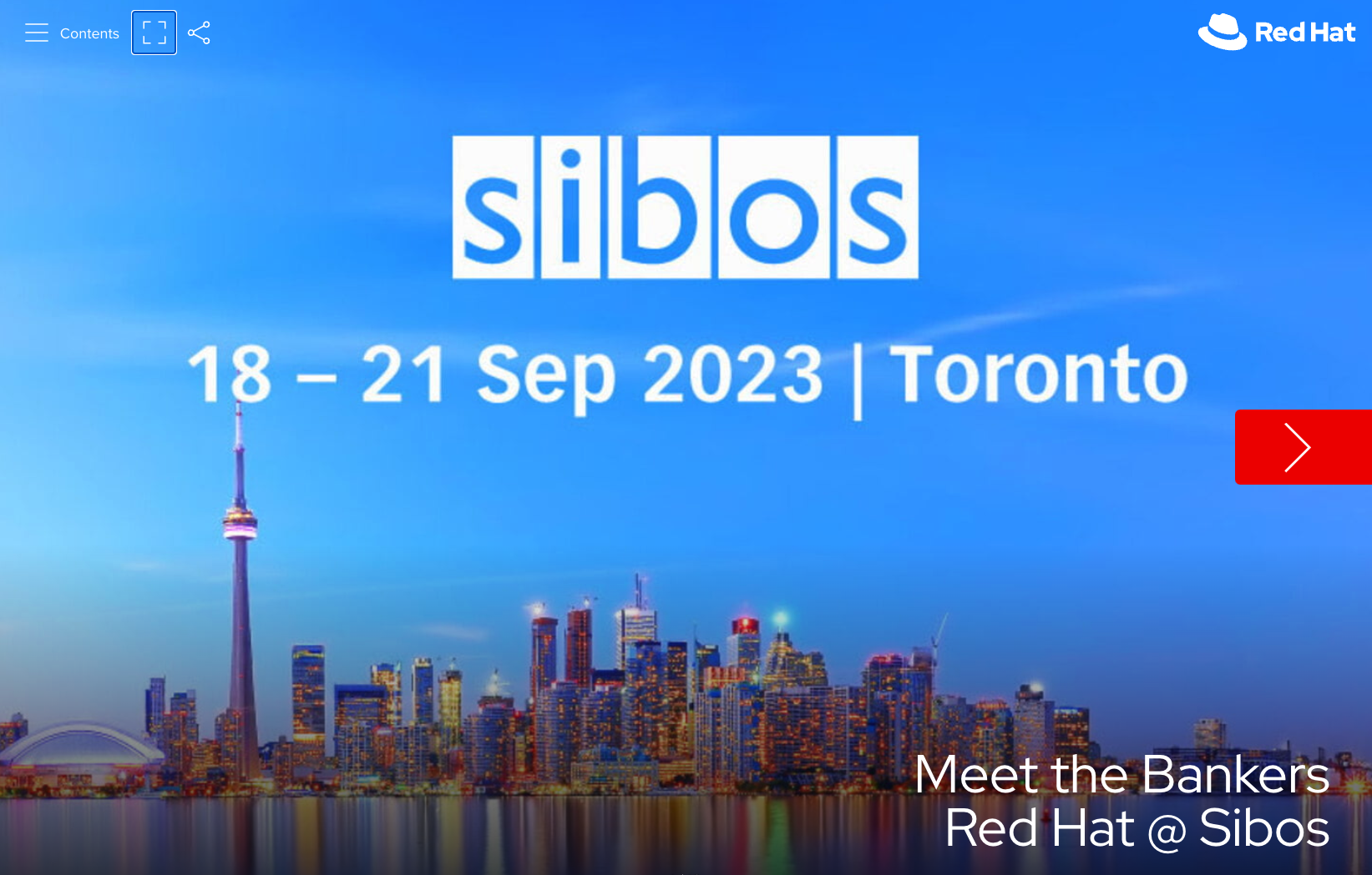 Meet our Bankers - Red Hat at Sibos