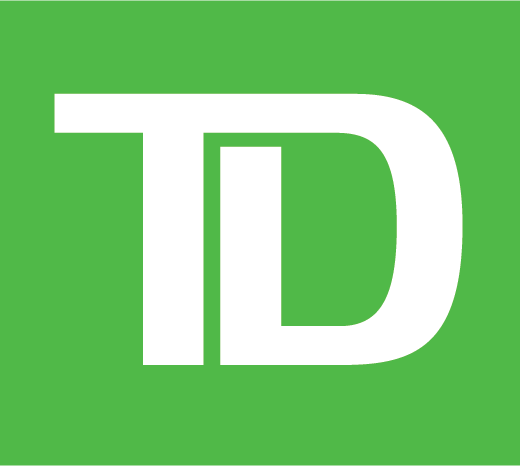 TD Bank logo - green background with white letters