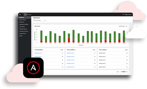 Capture d'écran du produit Ansible