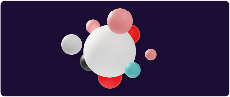 Illustration of multiple 3 dimensional spheres