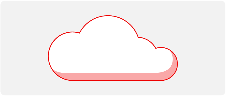 Illustration of cloud icon