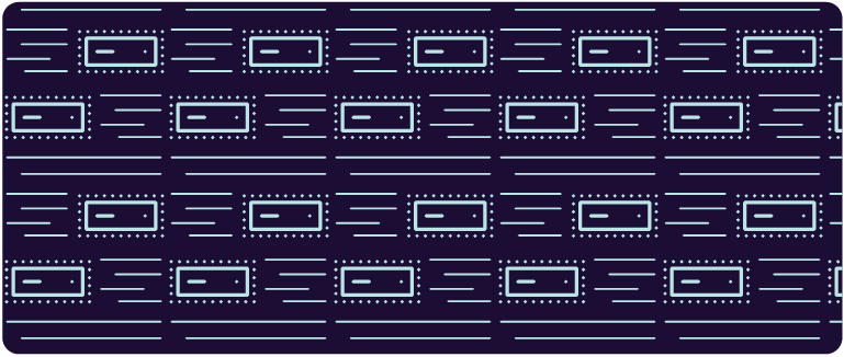 Repeating pattern of server box and horizontal lines