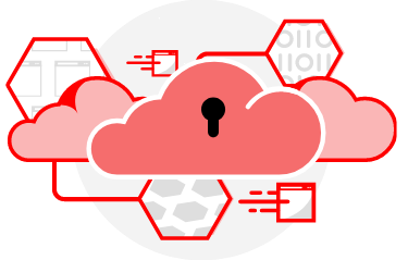 Illustration représentant les services cloud