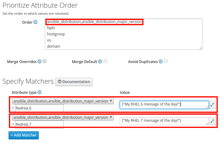 Figure 6: Prioritize attribute order