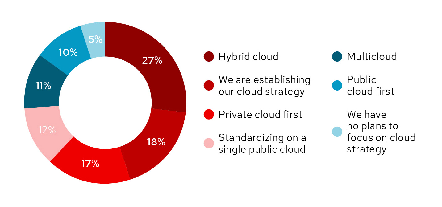 Which of the following best describes your cloud strategy? 