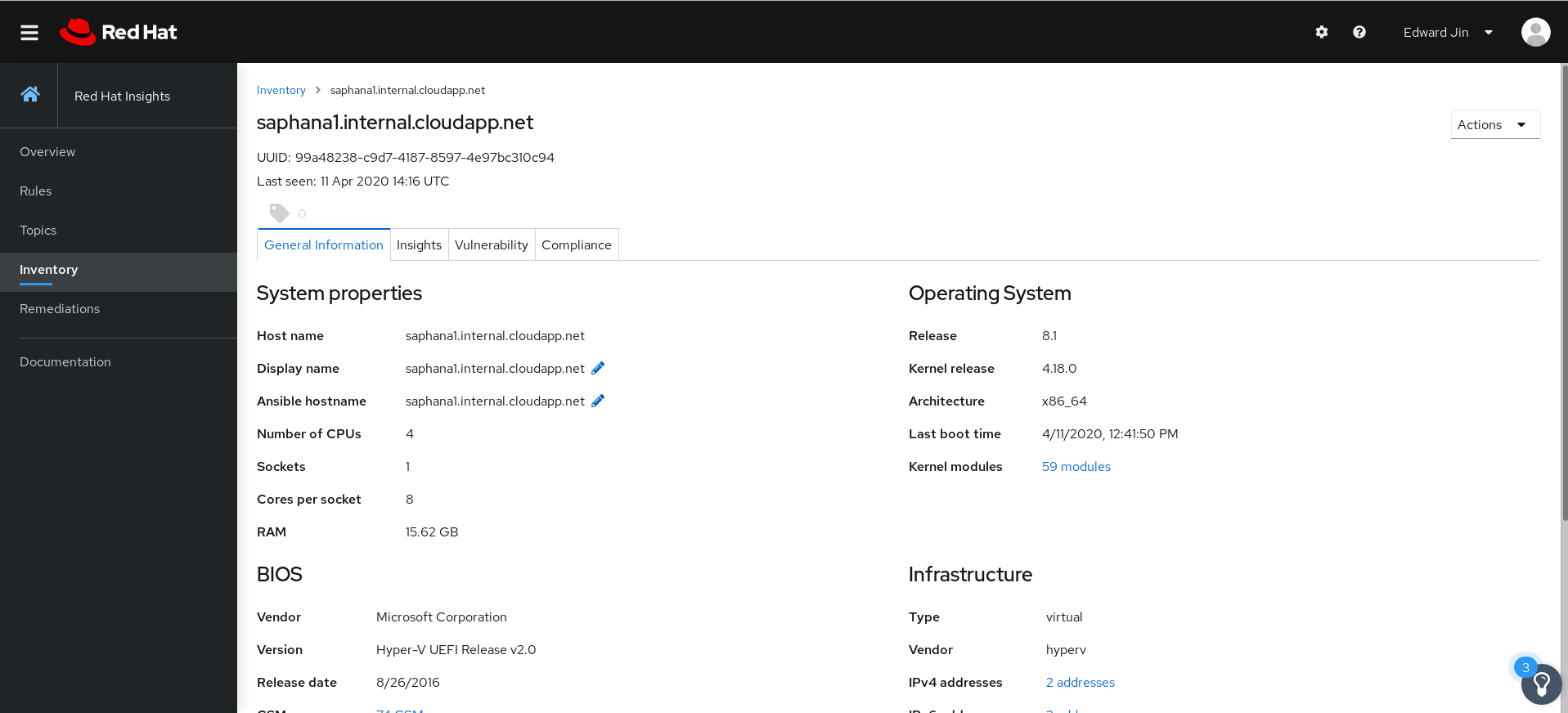 SAP Configuration via Insights