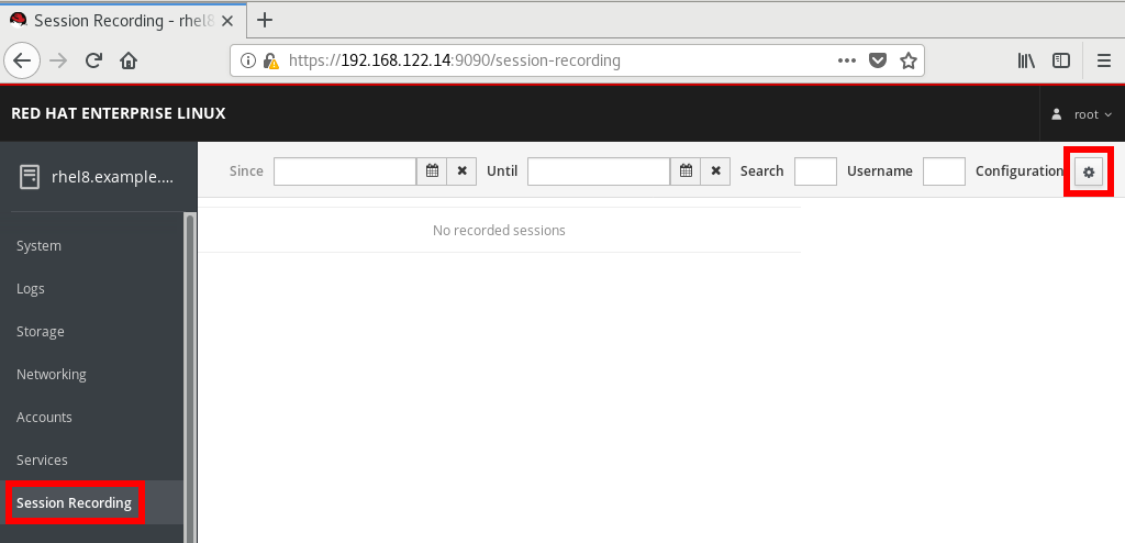 Web console in RHEL 8 Beta