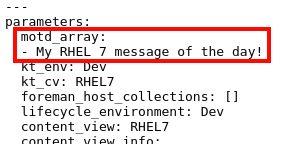 Figure 7: motd RHEL 7