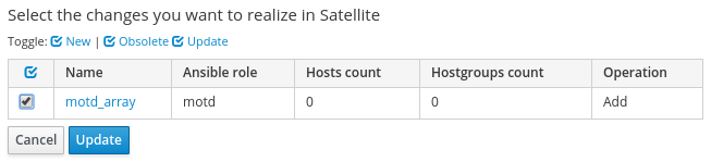 Figure 2: Detect the motd_array variable that can be imported from the role